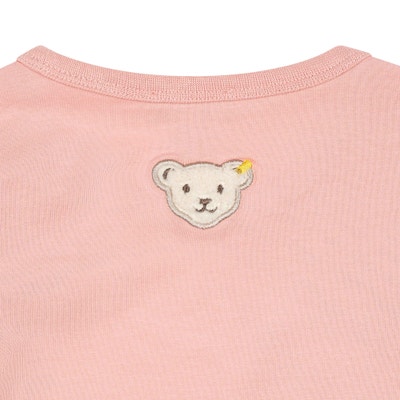 T-Shirt langarm, rosa für Mädchen