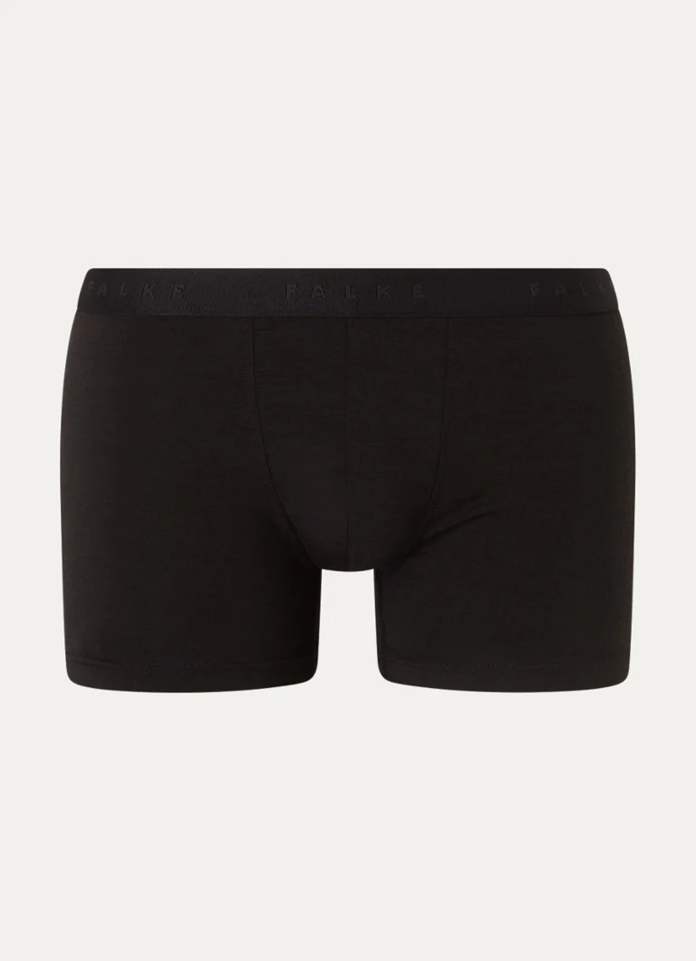 Boxer Falke en laine mélangée avec ceinture logotée