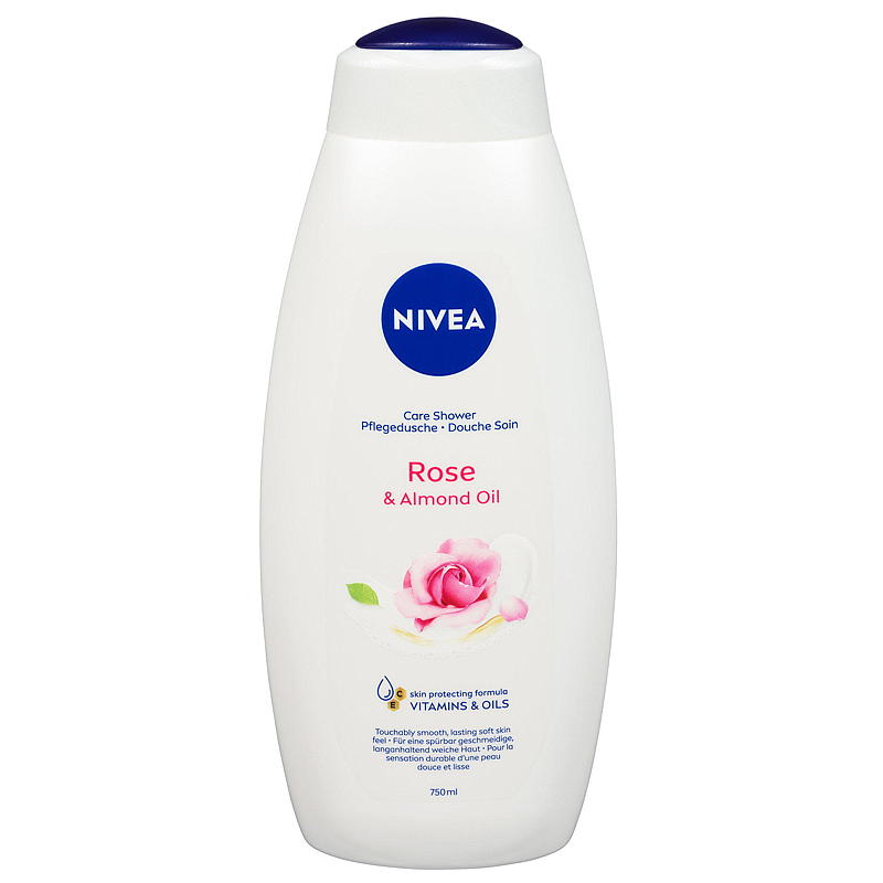 Nivea Shower 750 ml Rose & almond oil Nivea