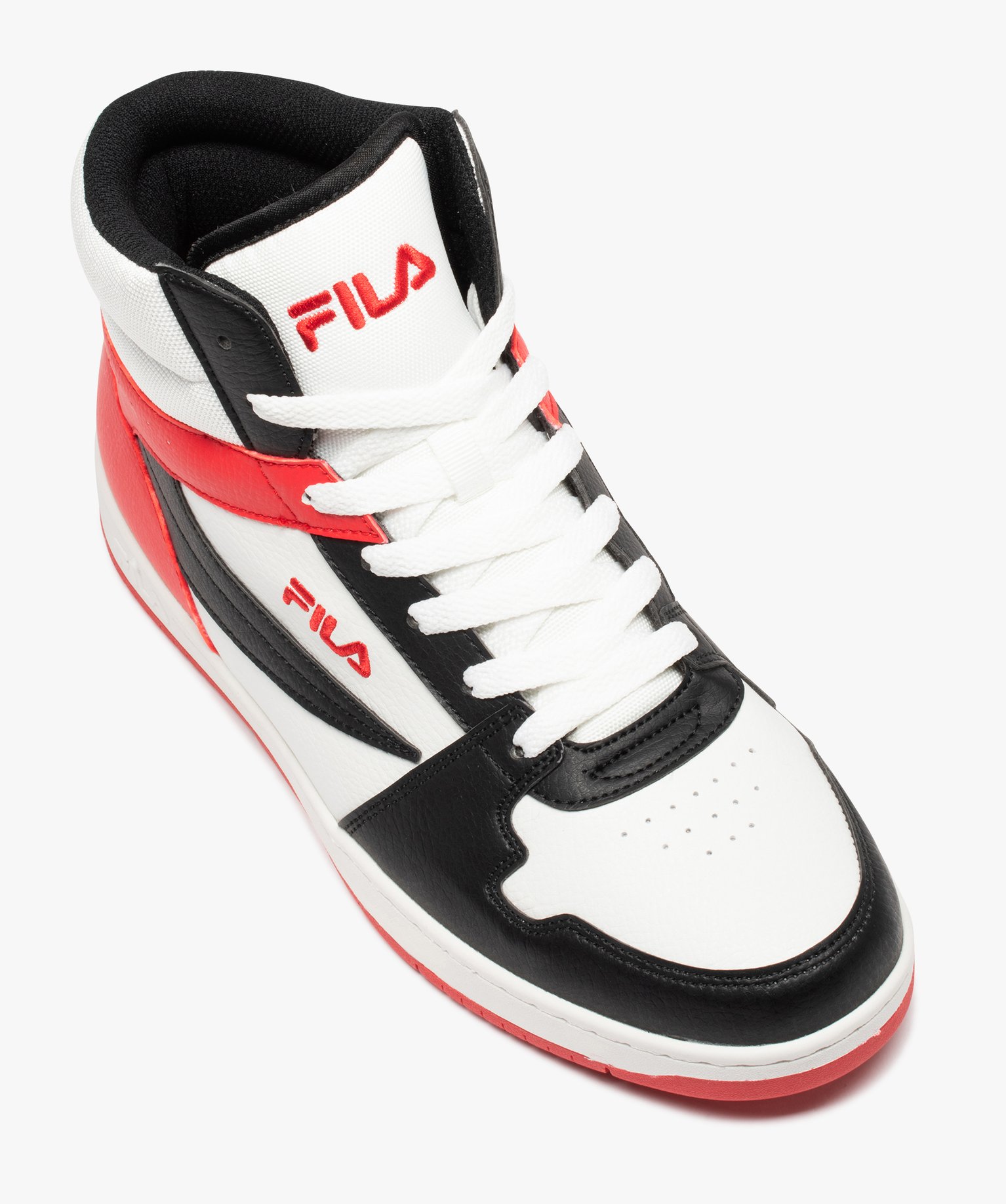 Baskets homme semi-montantes à lacets – Fila Danilo blanc | GEMO