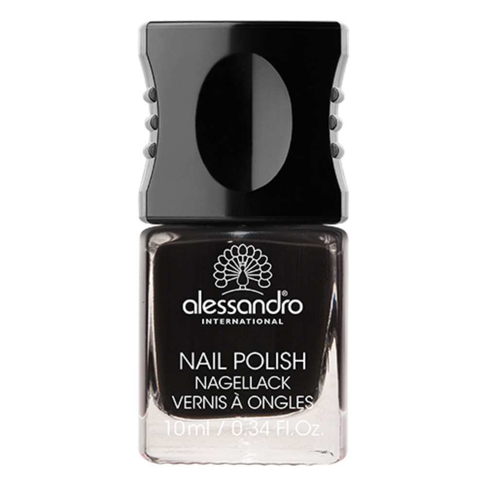 alessandro Vernis à ongles 177 MIDNIGHT BLACK 10 ml Vernis à ongles coloré
