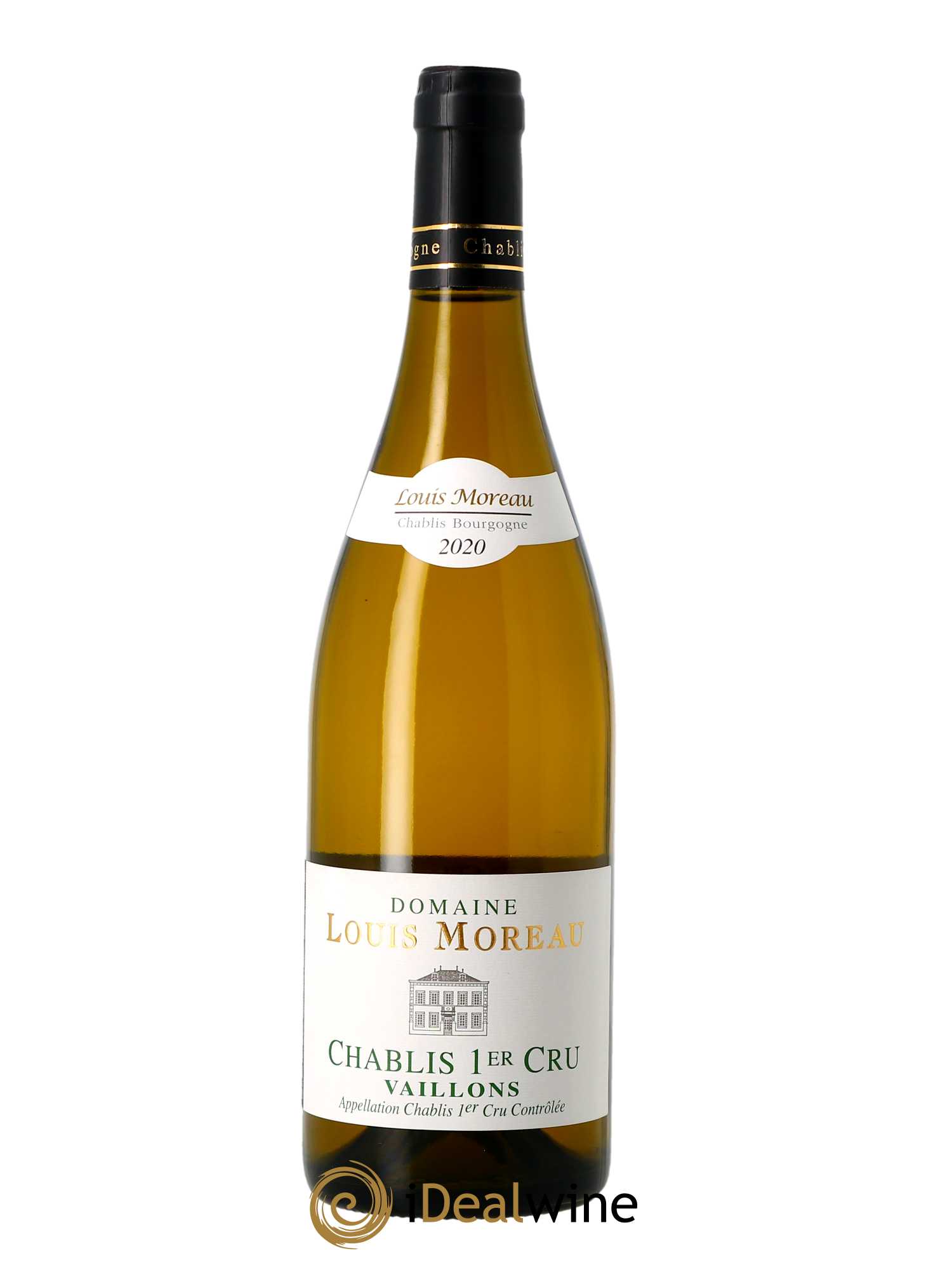 Chablis 1er Cru Vaillons Louis Moreau  2020 - Lot de 1 Bouteille