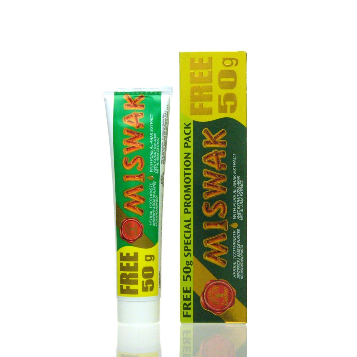 Dabur Zahnpasta Dabur Kräuter Zahnpasta MISWAK 1020g - 6x 170g
