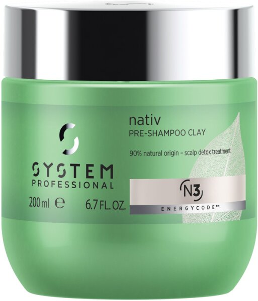 System Professional LipidCode Nativ EnergyCode N3 Pre-Shampoo Clay Haarmaske