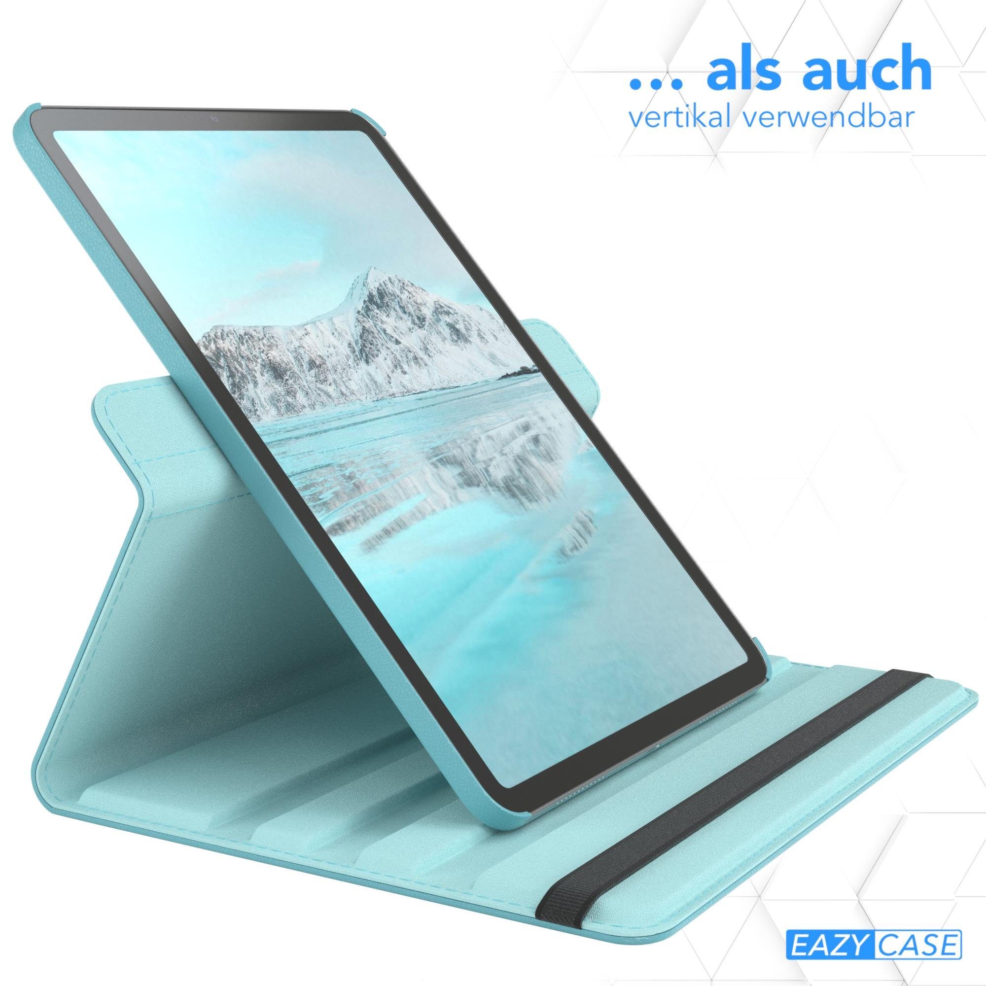 EAZY CASE Tablet-Hülle Rotation Case für iPad Air 4/Air 5 (2020/2022) 10,9 Zoll, Schutzasche für Tablets Flipcase Hülle Kratzschutz Displayschutz Blau