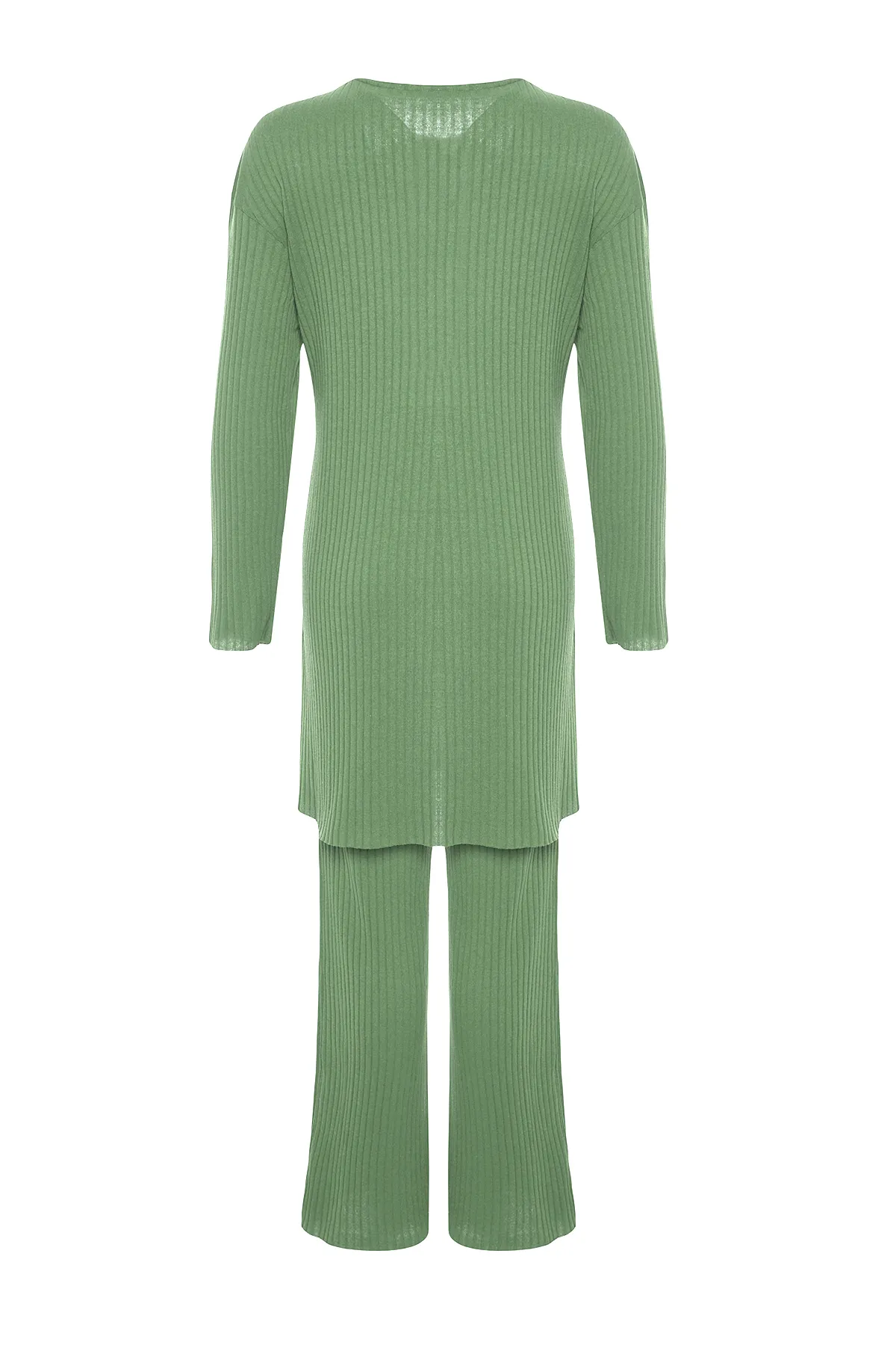 Trendyol Modest  Grünes Camisole-Set aus gestricktem Oberteil und Unterteil TCTSS24US00060