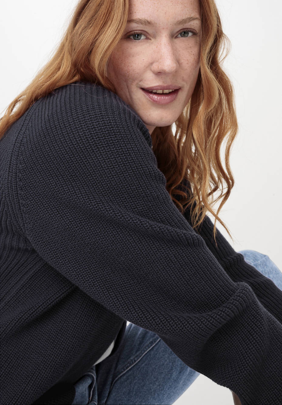 Strickjacke aus reiner Bio-Baumwolle