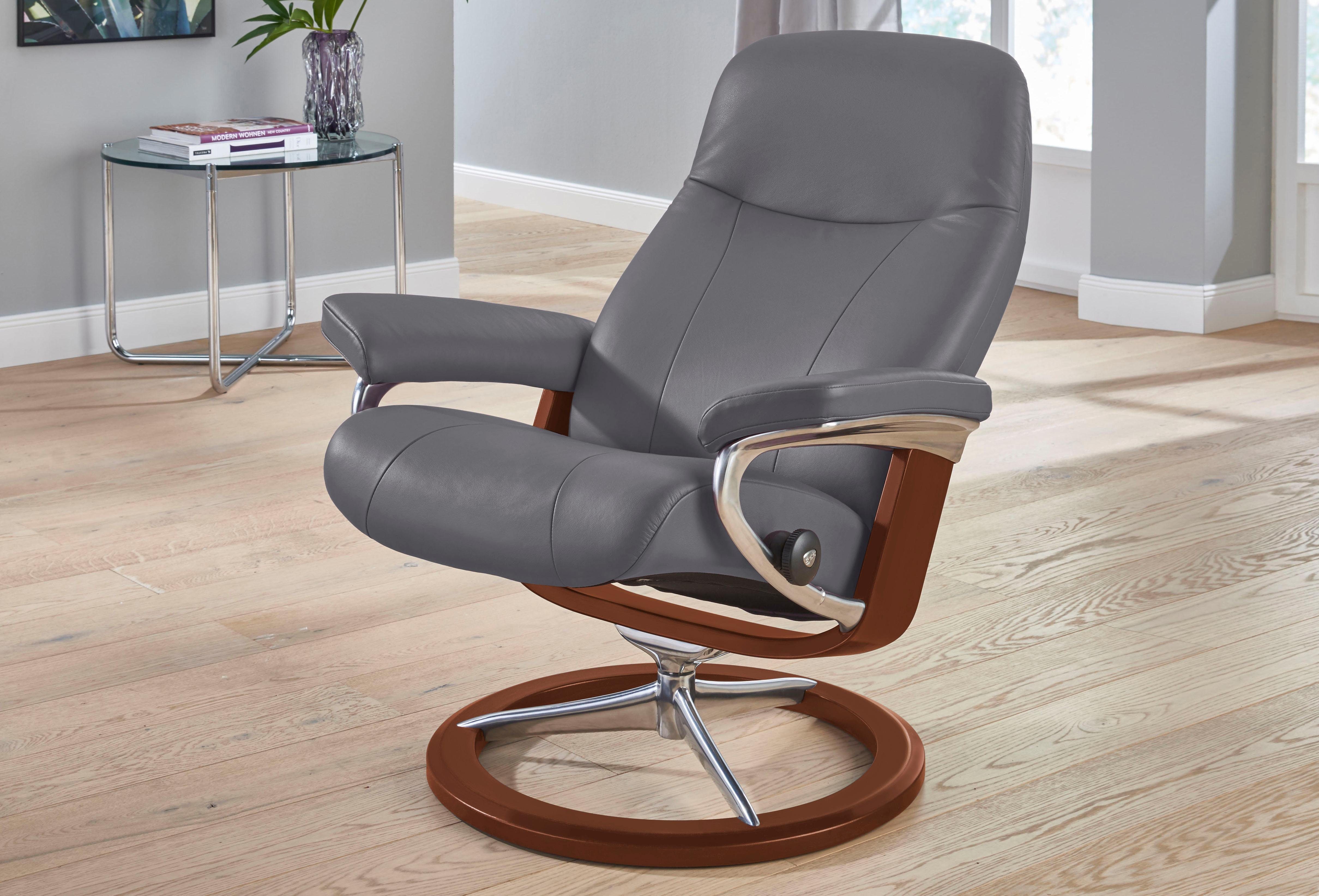 Stressless® Relaxsessel Garda (Set), mit Signature Base, Größe M, Gestell Braun