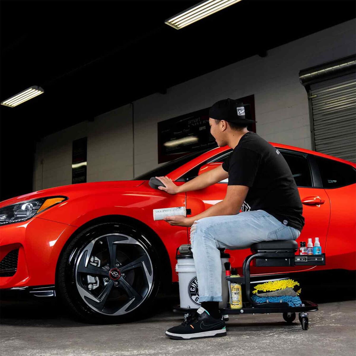 Chemical Guys Soft Stool Ultimate Detailing Rollwagen