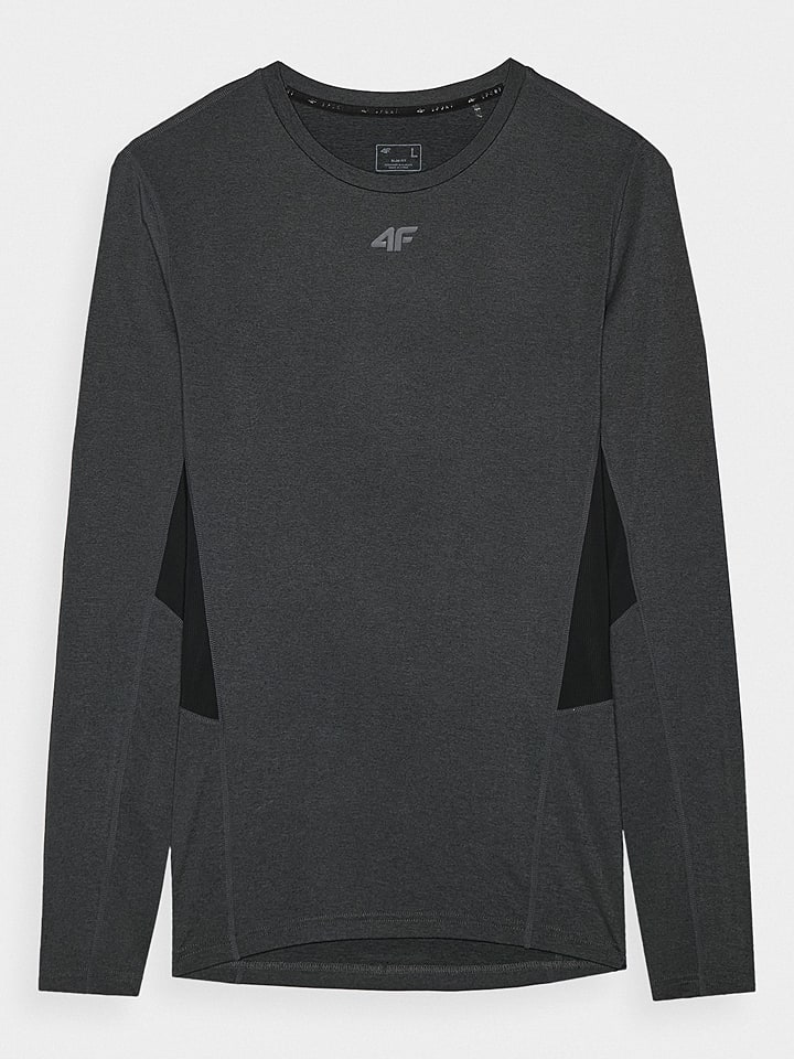 4F Trainingsshirt in Anthrazit günstig kaufen