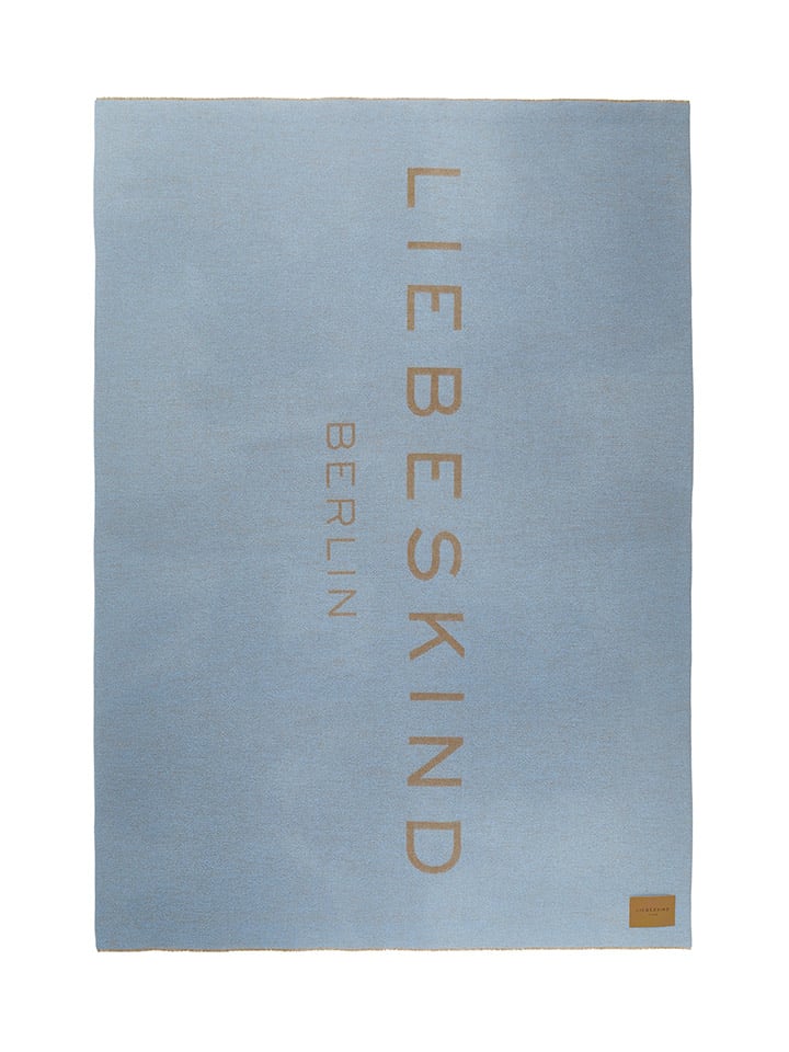 LIEBESKIND BERLIN Wollschal in Hellblau/ Grau - (L)240 x (B)50 cm günstig kaufen onesize