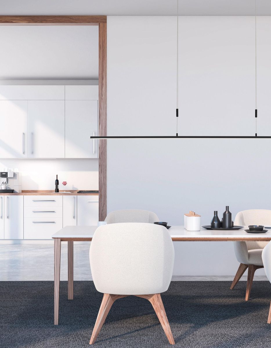 Bankamp LED Pendelleuchte Slim schwarz