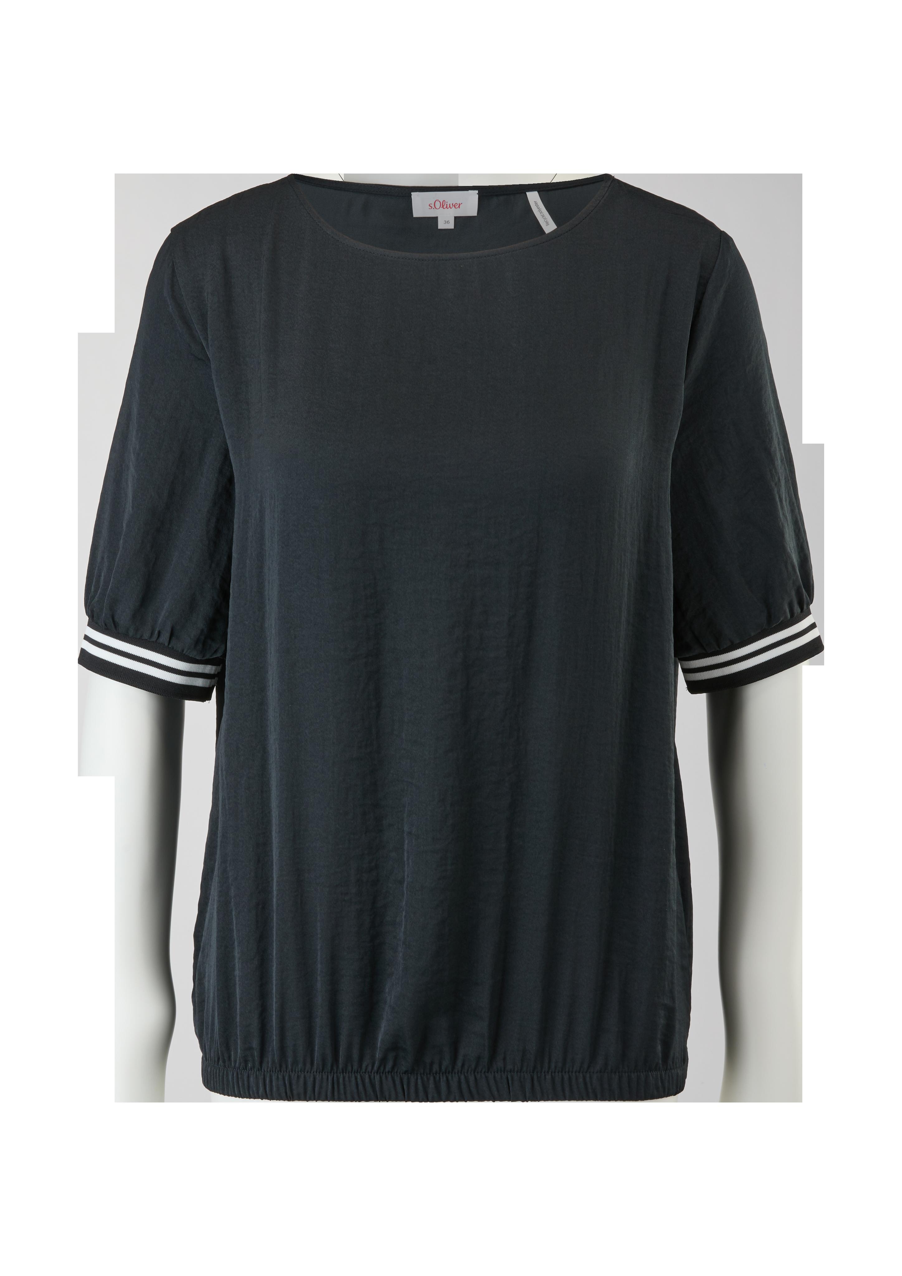 Blusenshirt mit Rippbündchen  2120632-5989