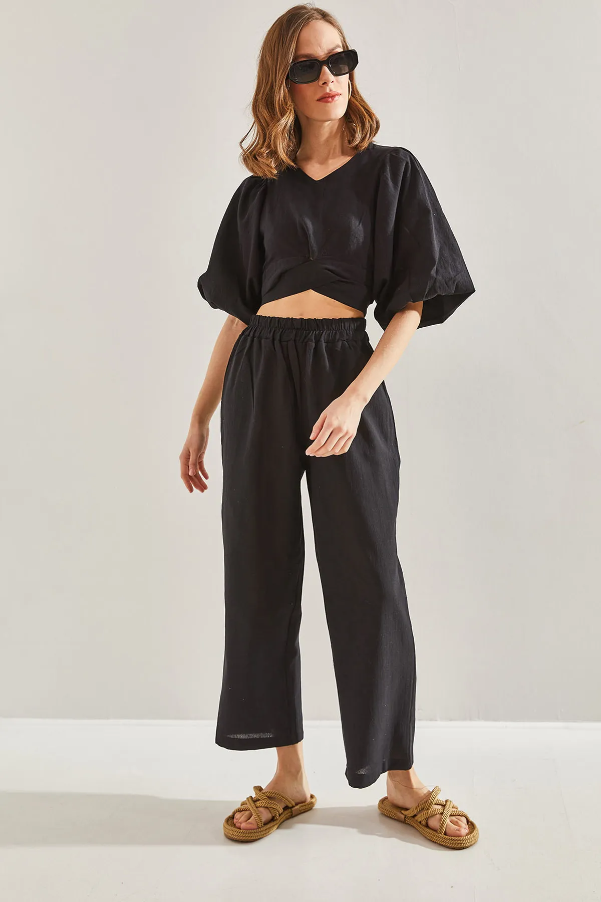Bianco Lucci  Zweiteiler - Schwarz - Regular Fit