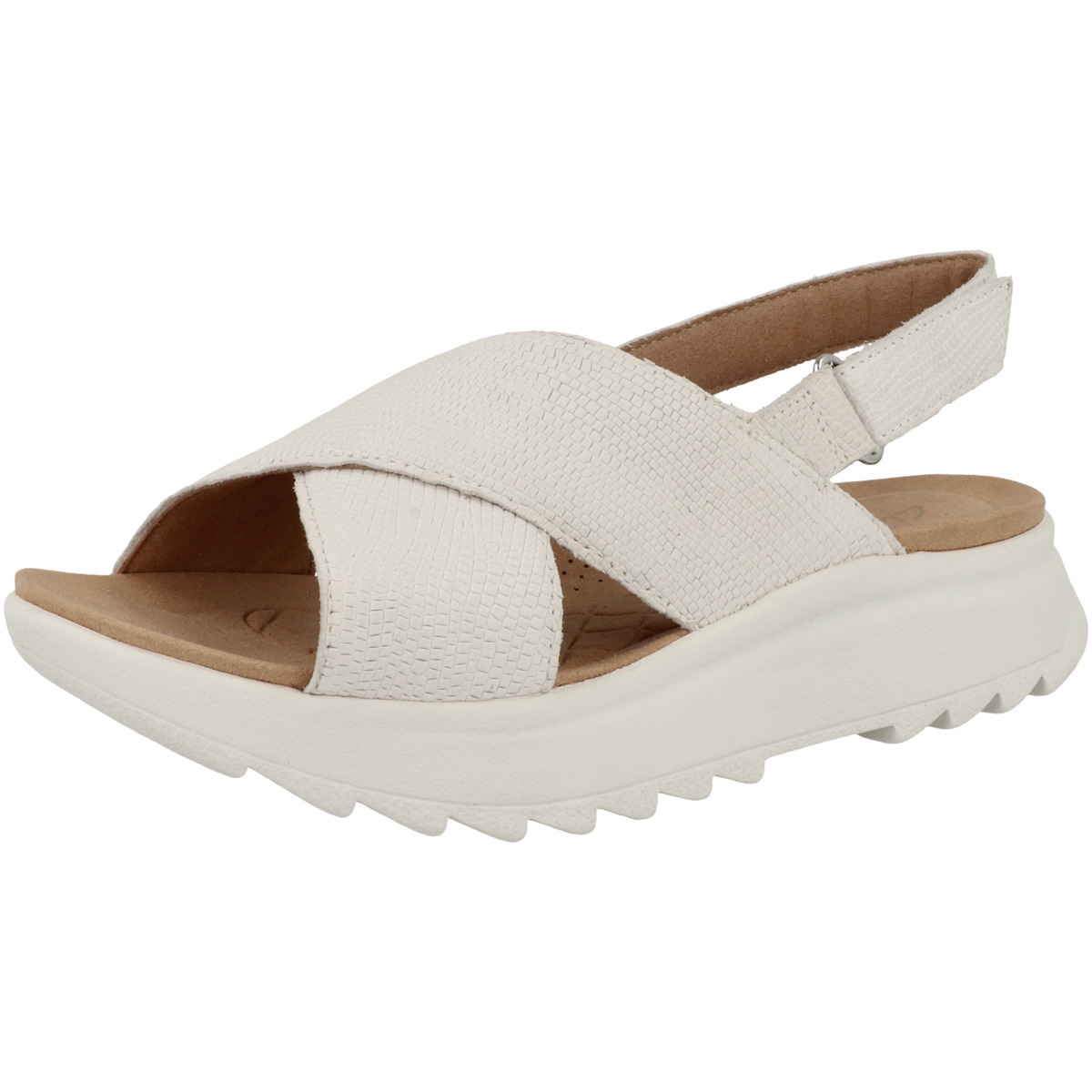 Clarks DashLite Wish Sandale weiss