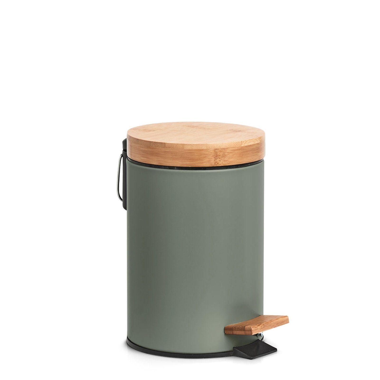 HTI-Living Kosmetikeimer WC Bürste und Kosmetikeimer Scandi Salbei