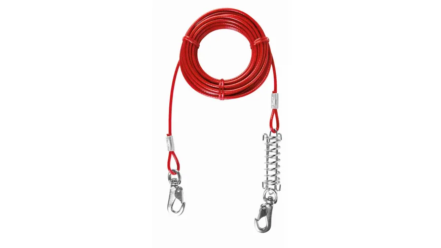 Trixie Hofleine rot 8 Meter Hunde Zubehör