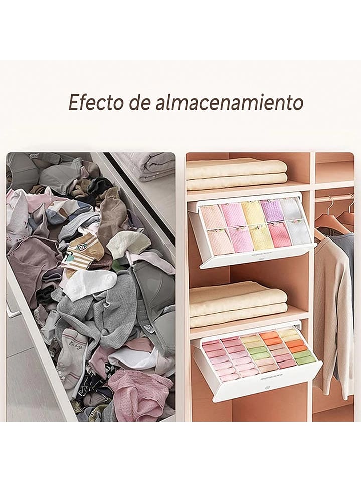Joybos Wäsche-Organizer in Weiß - (B)36 x (H)8,5 x (T)18 cm günstig kaufen onesize