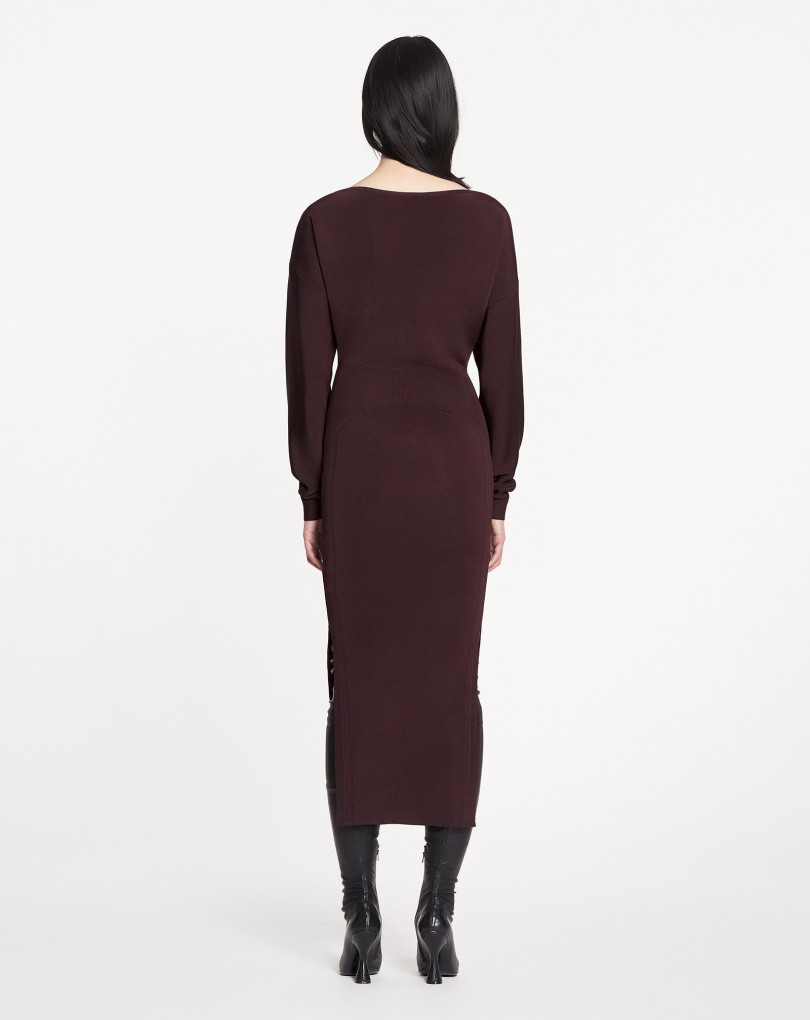 ROBE MI-LONGUE À MANCHES RAGLAN