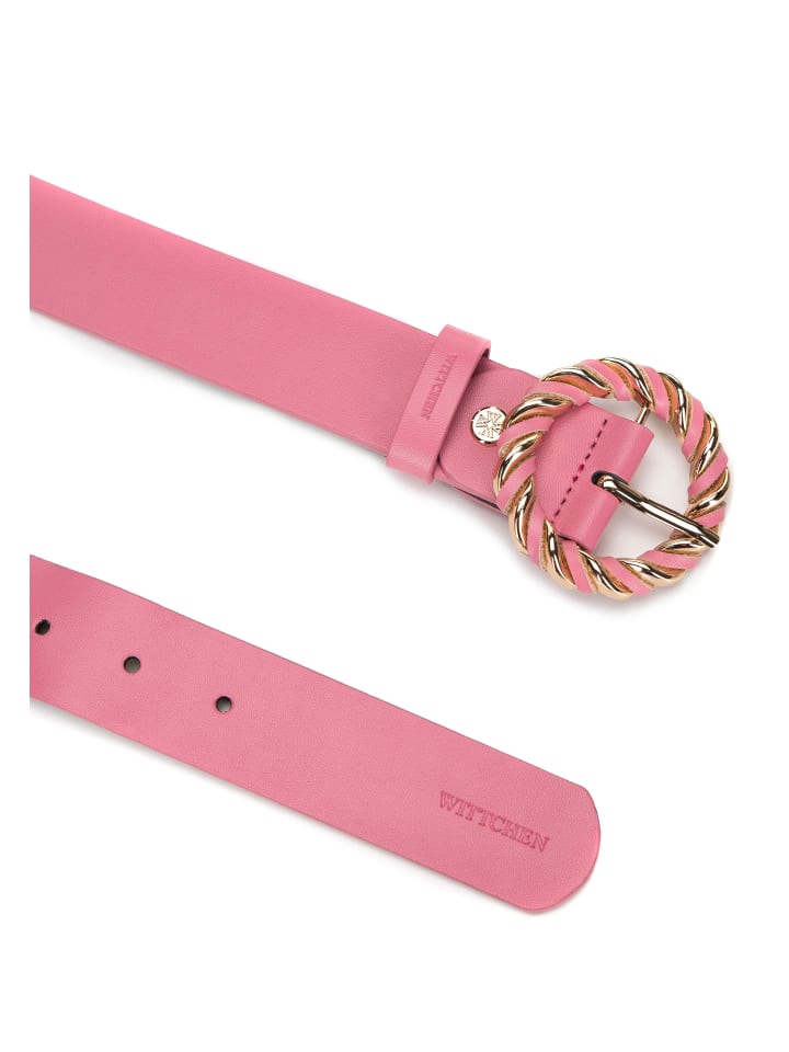 Wittchen Leather belt in Pink günstig kaufen L