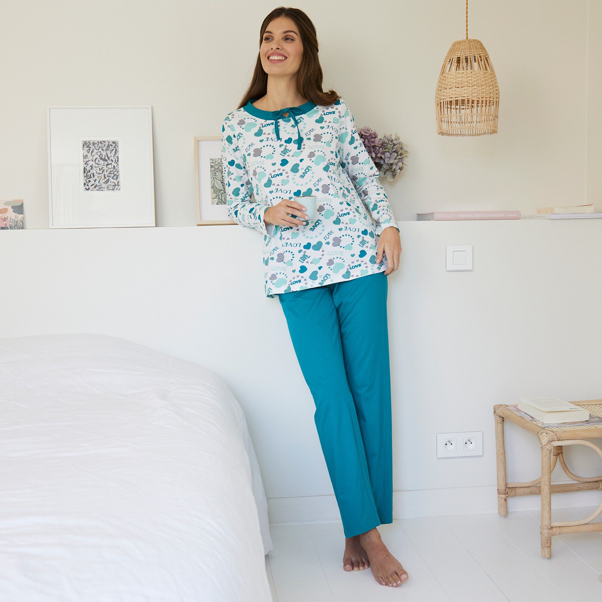 Pyjama femme imprimé 