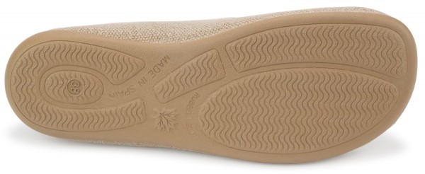Gottstein ~ Leinen Slipper Slip-On Vegan ~ beige