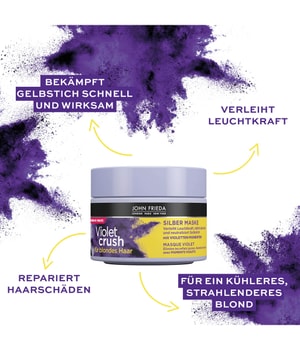 JOHN FRIEDA Violet Crush Silber Maske Haarmaske-250 ml