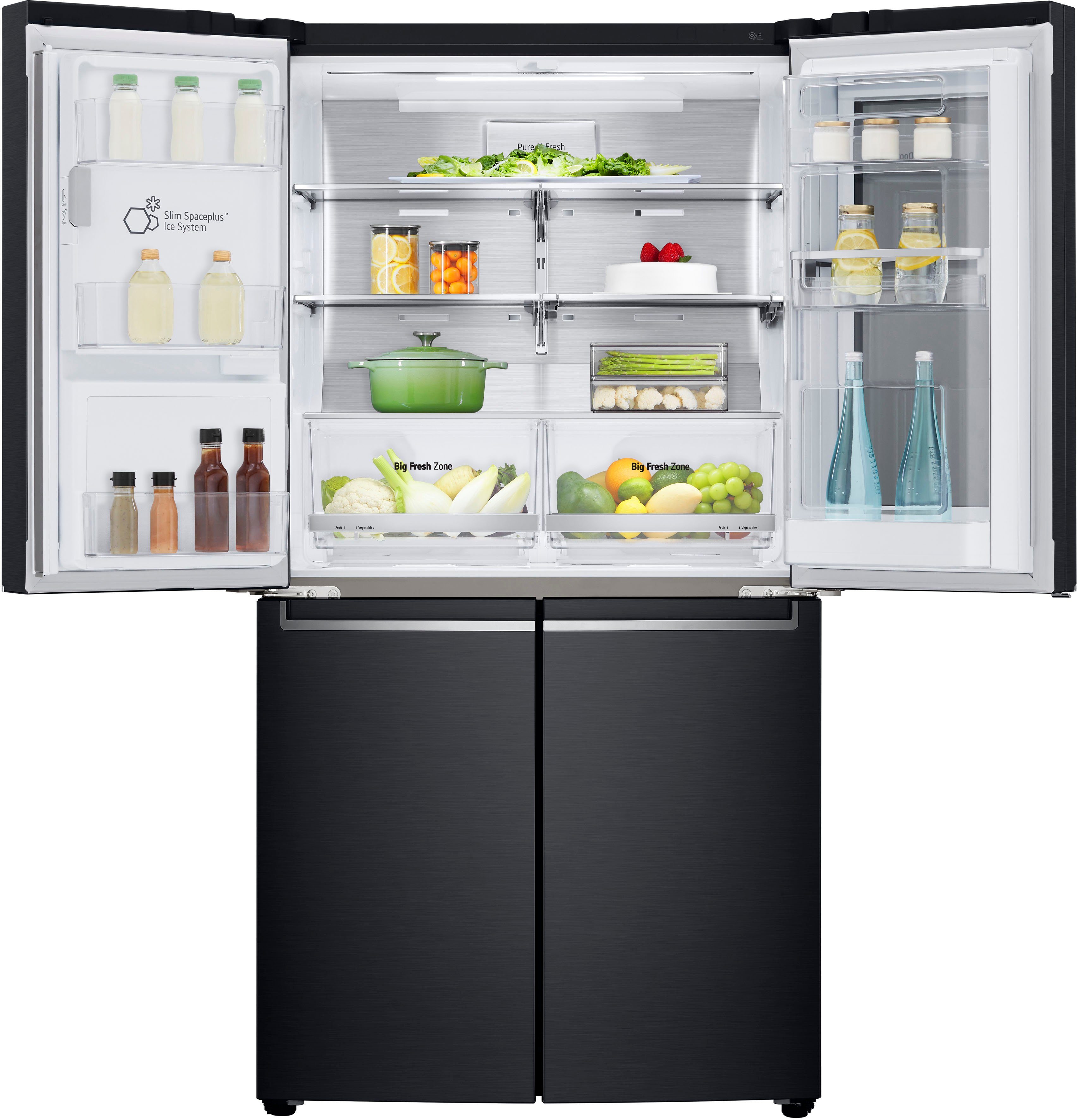 LG Multi Door GMX945MC9F, 179,3 cm hoch, 91,2 cm breit