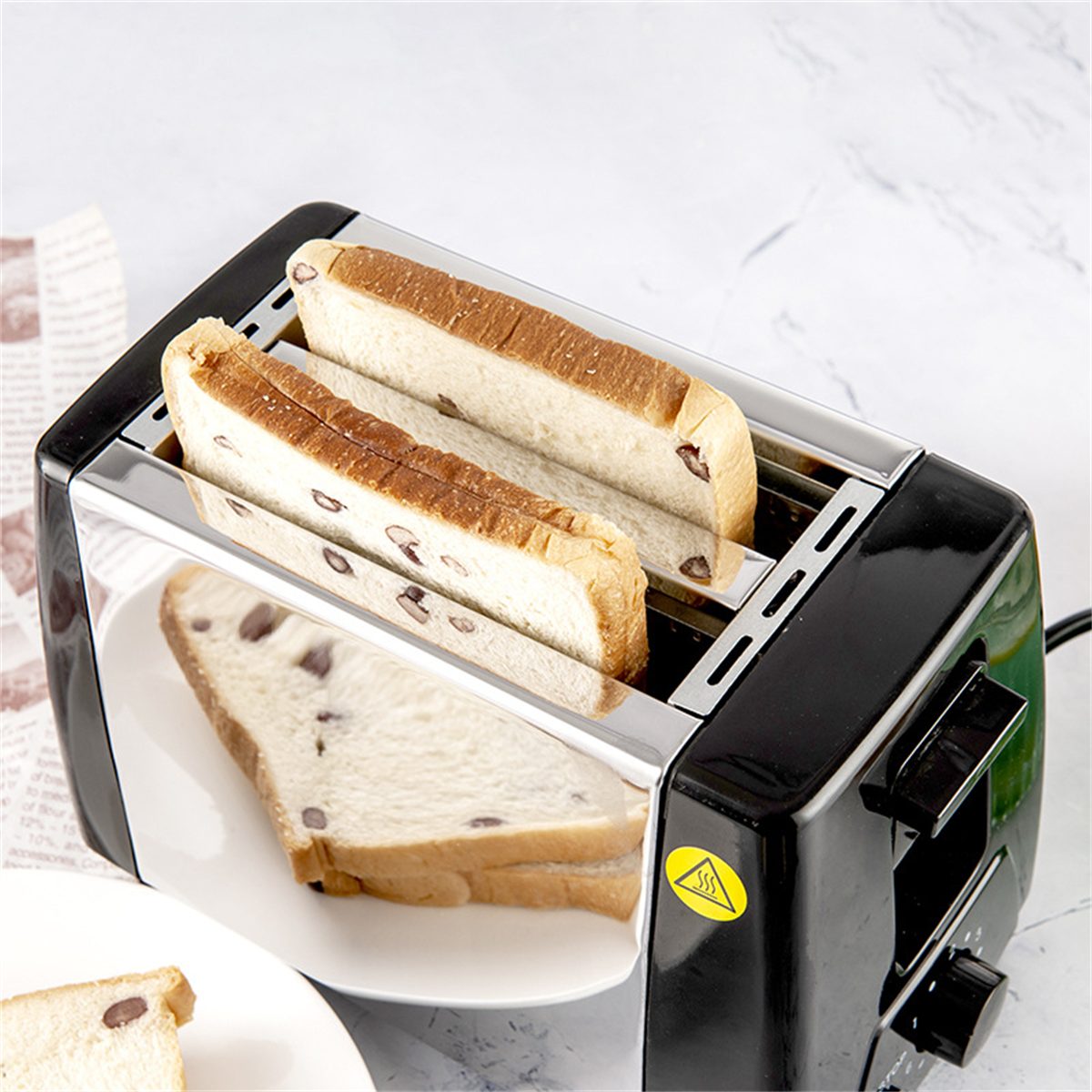 carefully selected Sandwichmaker 220V Brotmaschine, Sandwichmaschine, 6-stufige Temperatureinstellung
