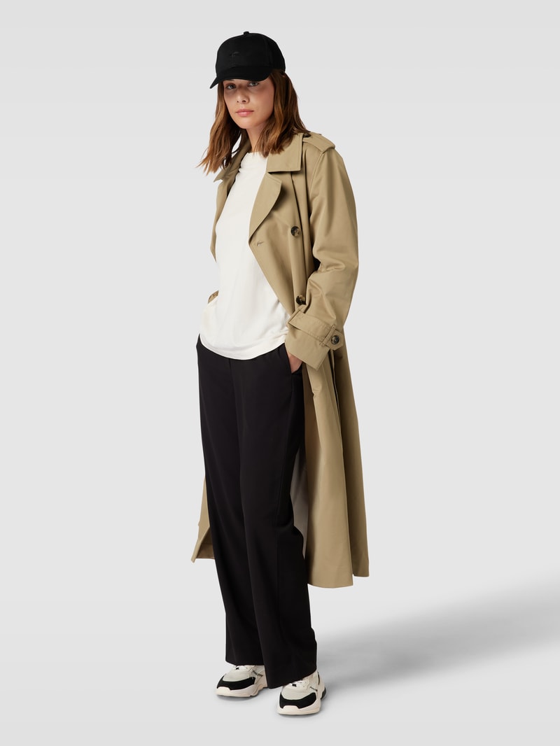 Trenchcoat mit Bindegürtel Modell 'ANGELA' in camel