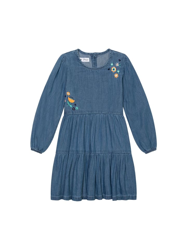 Minoti Jeanskleid Fleurs 2 in blau günstig kaufen