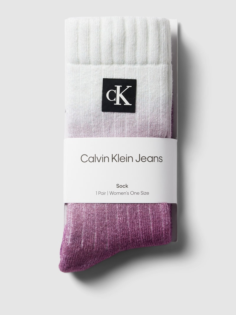 Socken mit Farbverlauf in pflaume