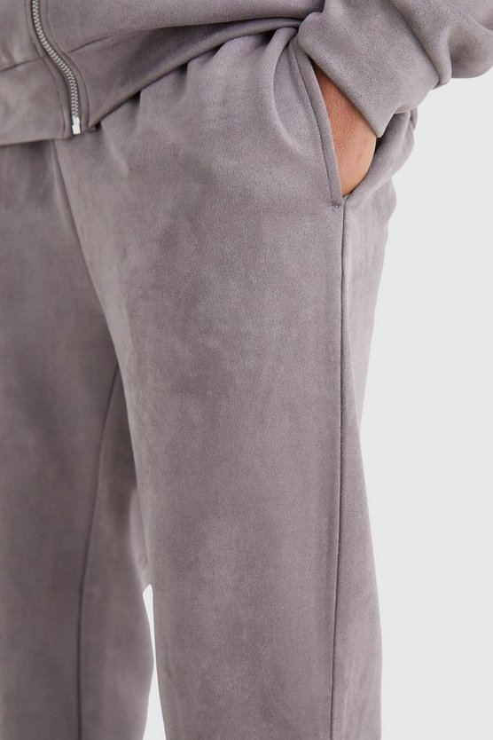Skinny Hose aus Wildlederimitat