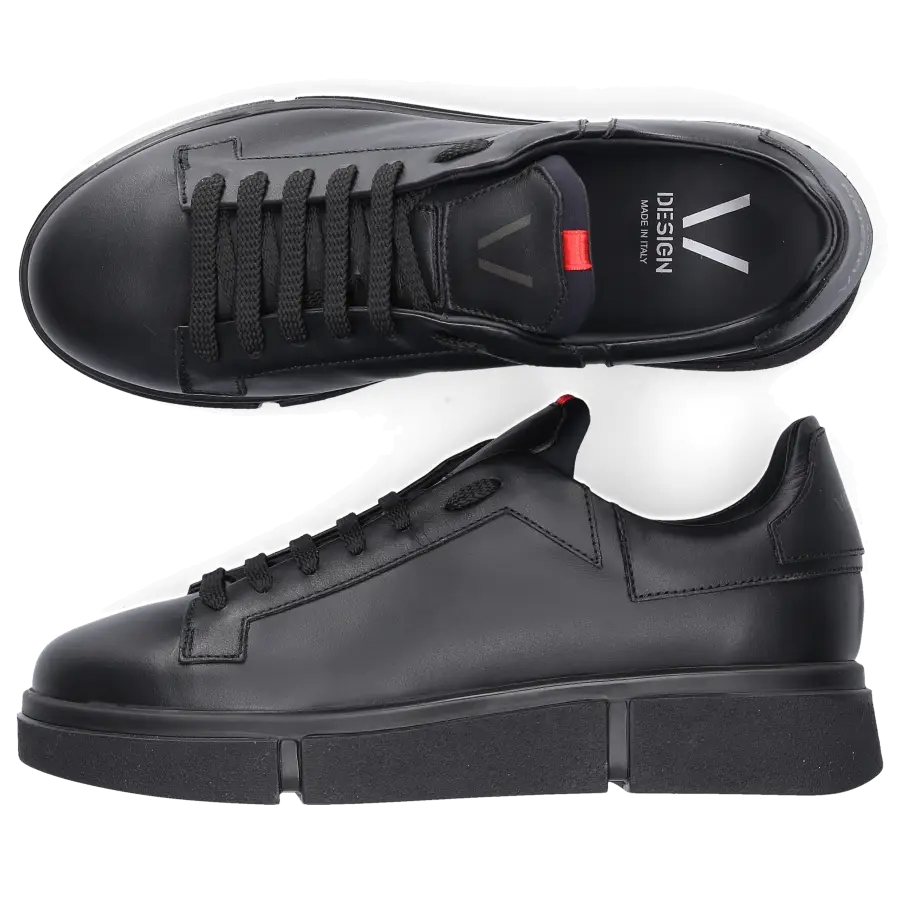 V Design - Sneaker low WSR05 Kalbsleder - schwarz