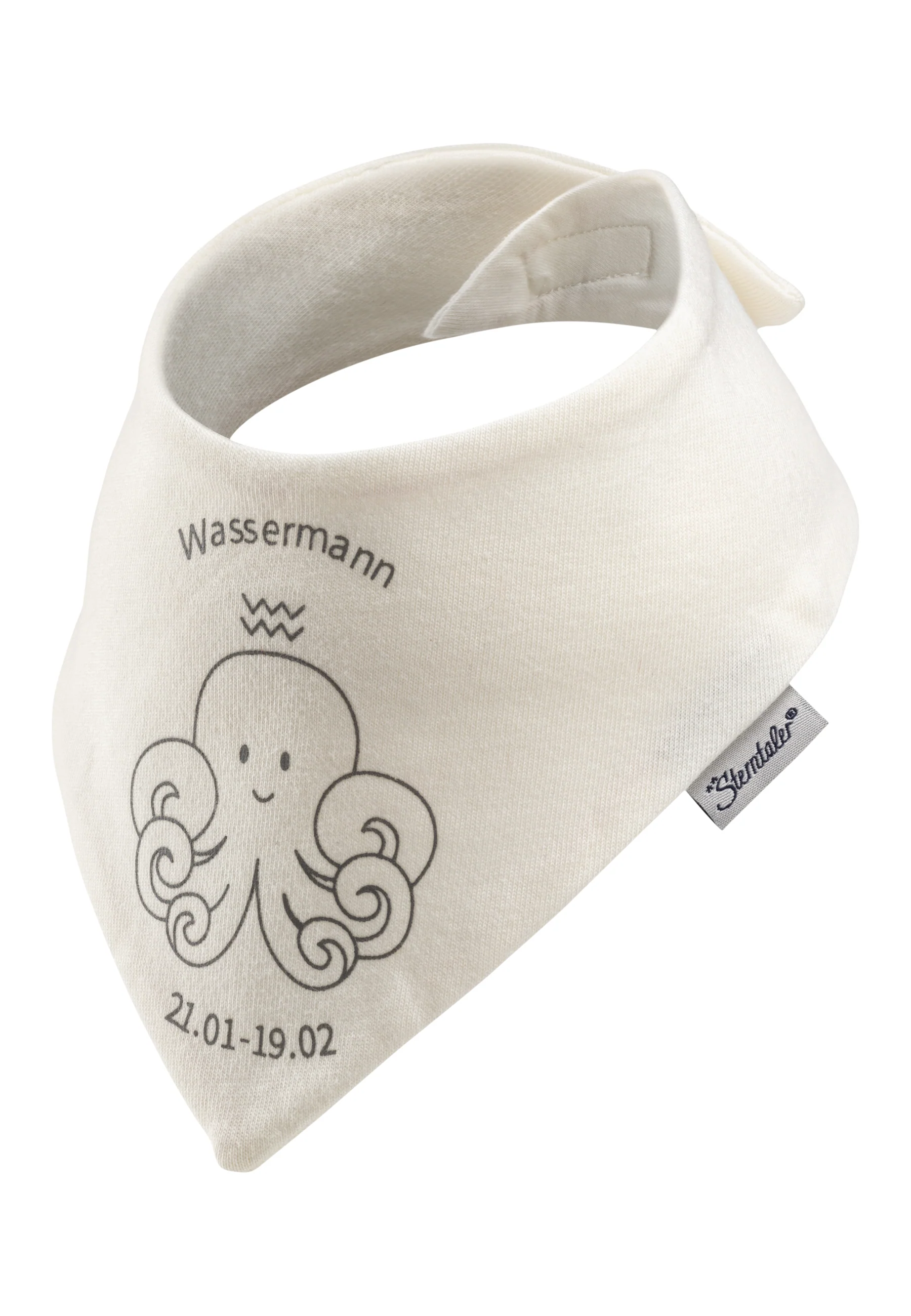 Halstuch mit Klettverschluss und Sternzeichen Motiv