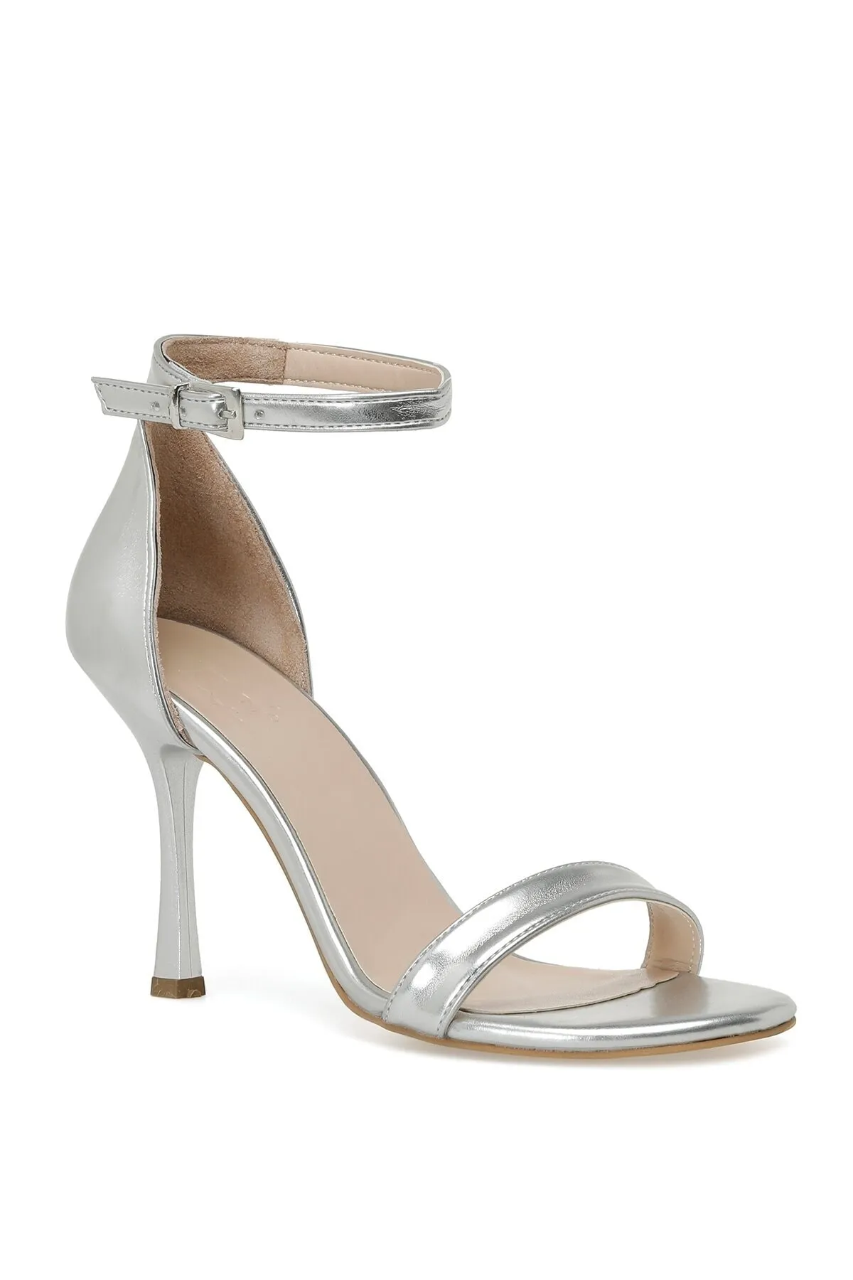 İnci  High Heels - Silberfarben - Pfennigabsatz/Stiletto