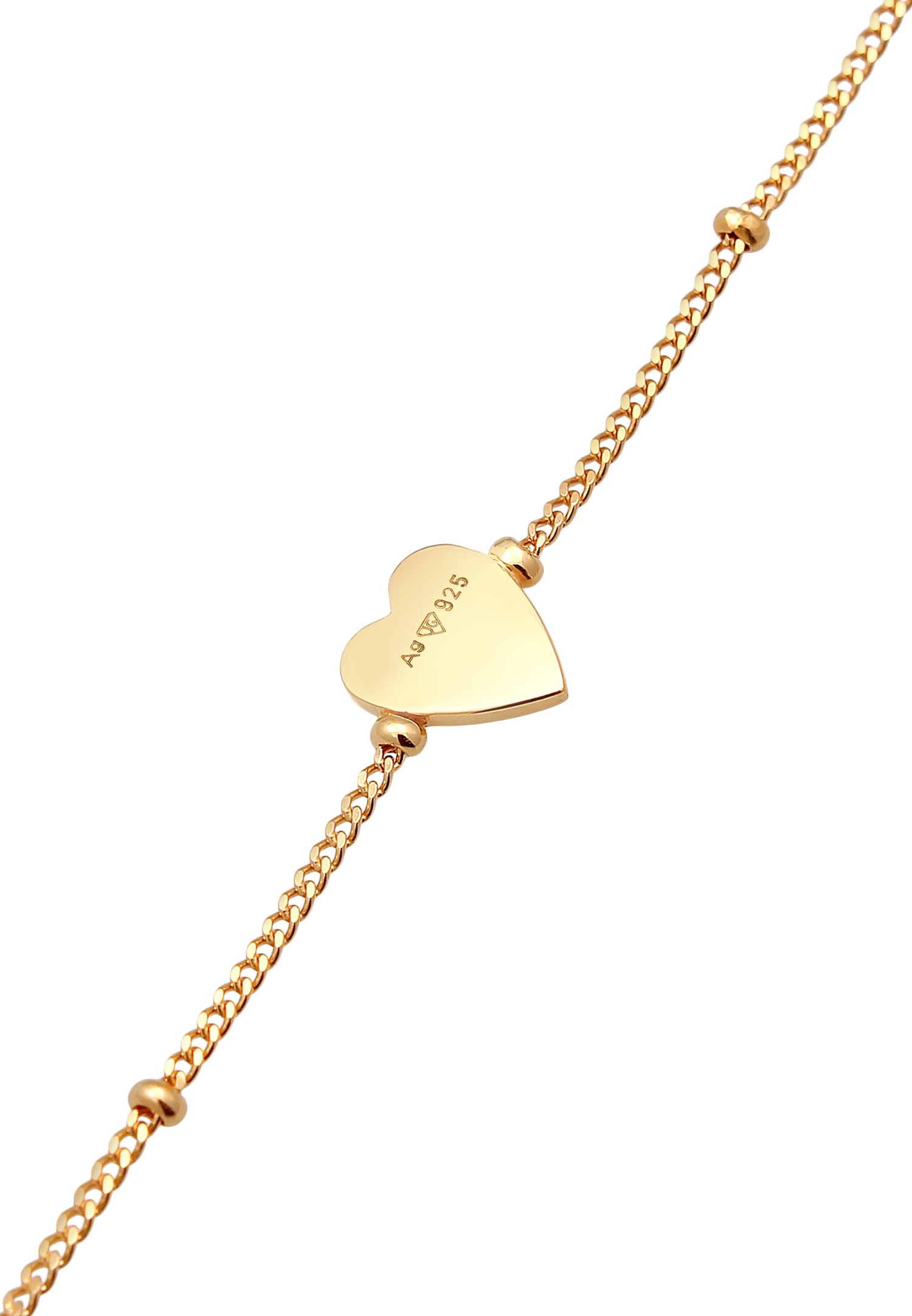 Conjunto básico de madre e hija Elli para mujer con diseño de corazón, en plata de ley 925.