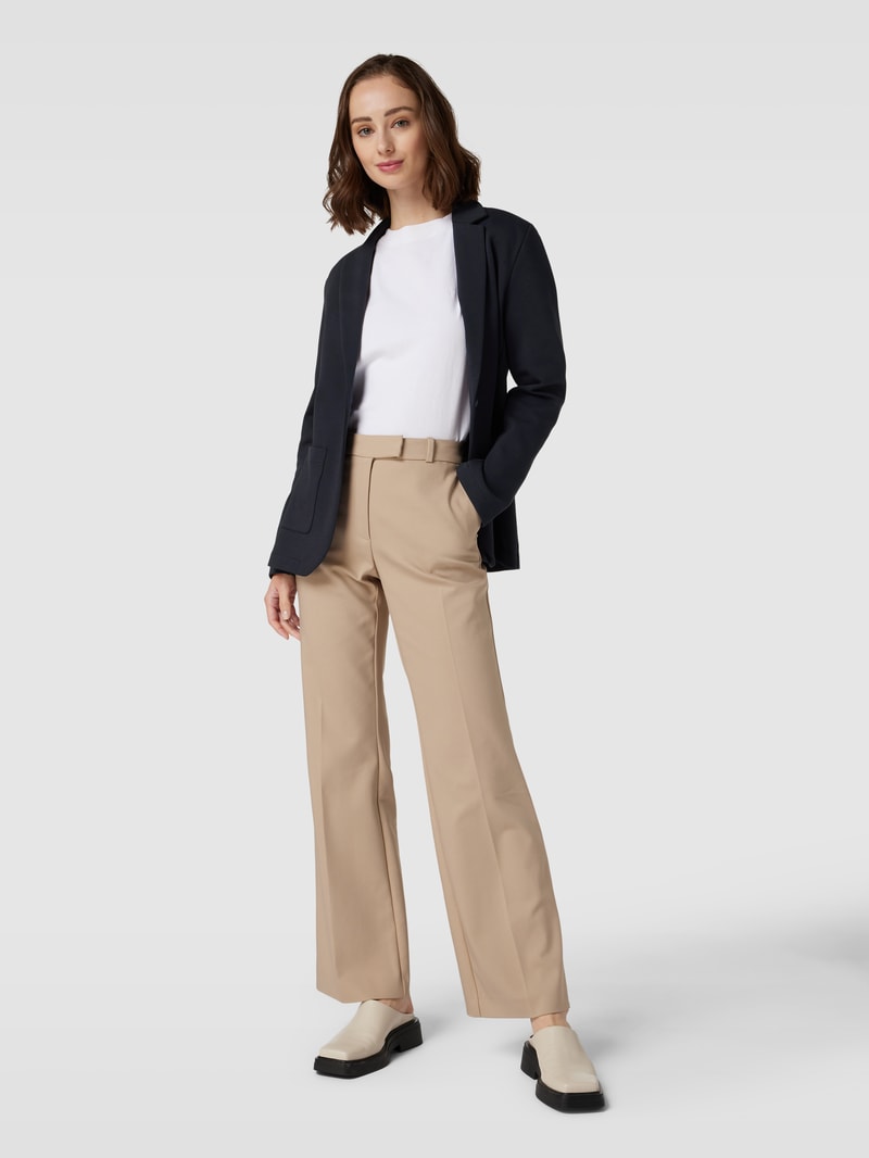 Blazer mit Reverskragen in marineblau