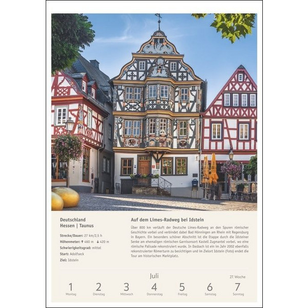 RADWANDERLUST WOCHEN-KULTURKALENDER 2024 - Kalender