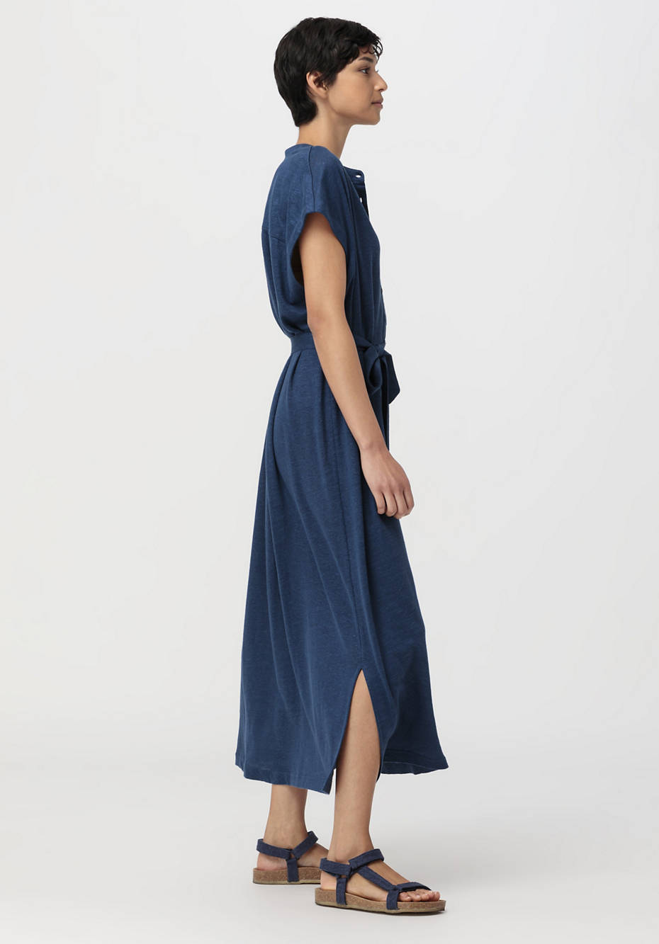 Jersey-Kleid aus reinem Leinen