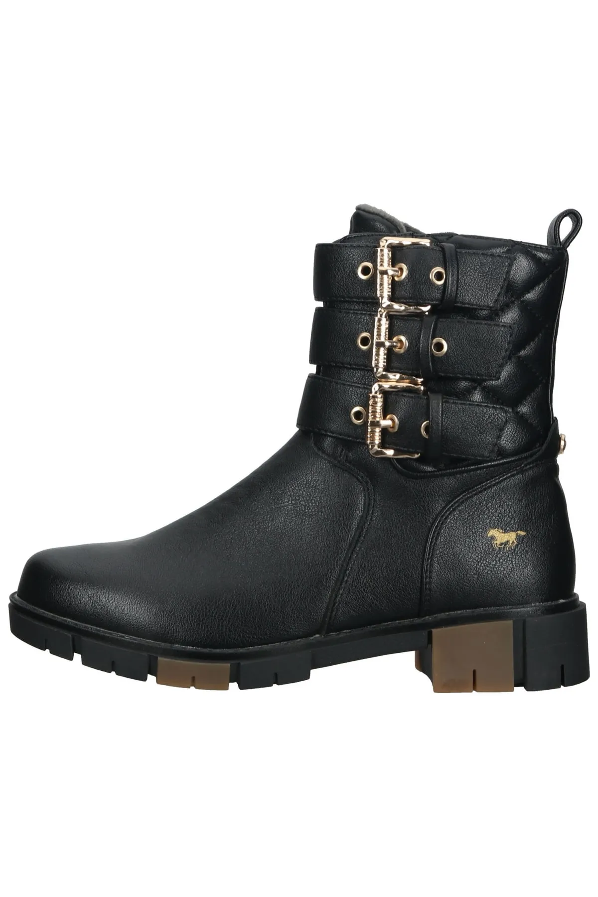 Mustang  Stiefelette - Schwarz - Blockabsatz