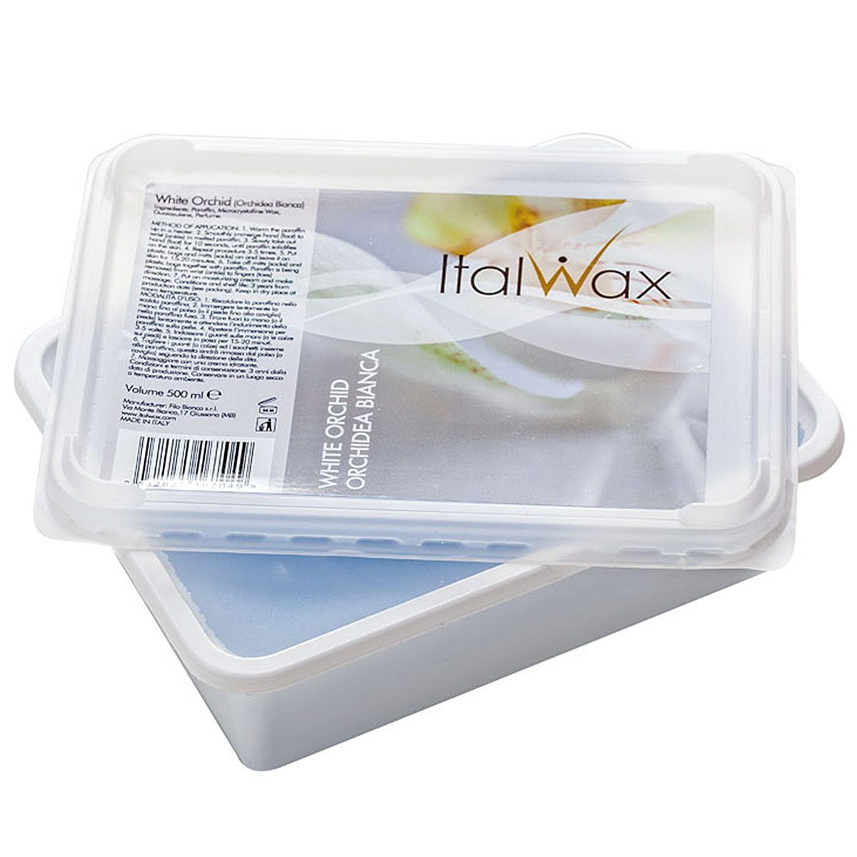 Italwax Paraffinwachs Paraffin Weiße Orchide, ItalWax, Paraffinwachs für Paraffinbäder, 500ml