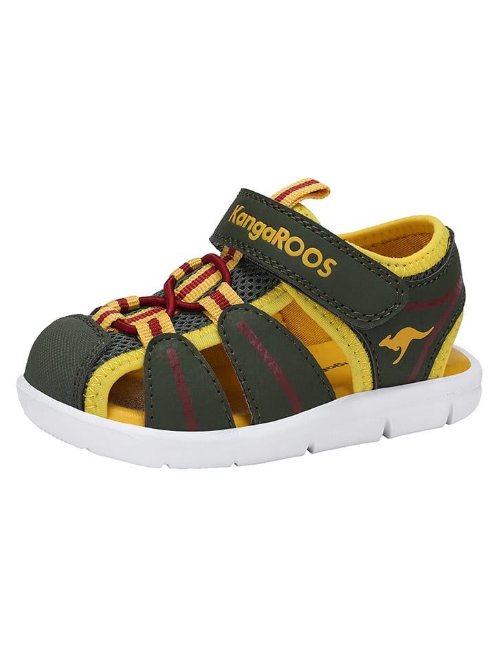 Kangaroos Halbsandalen in Khaki/Gelb günstig kaufen