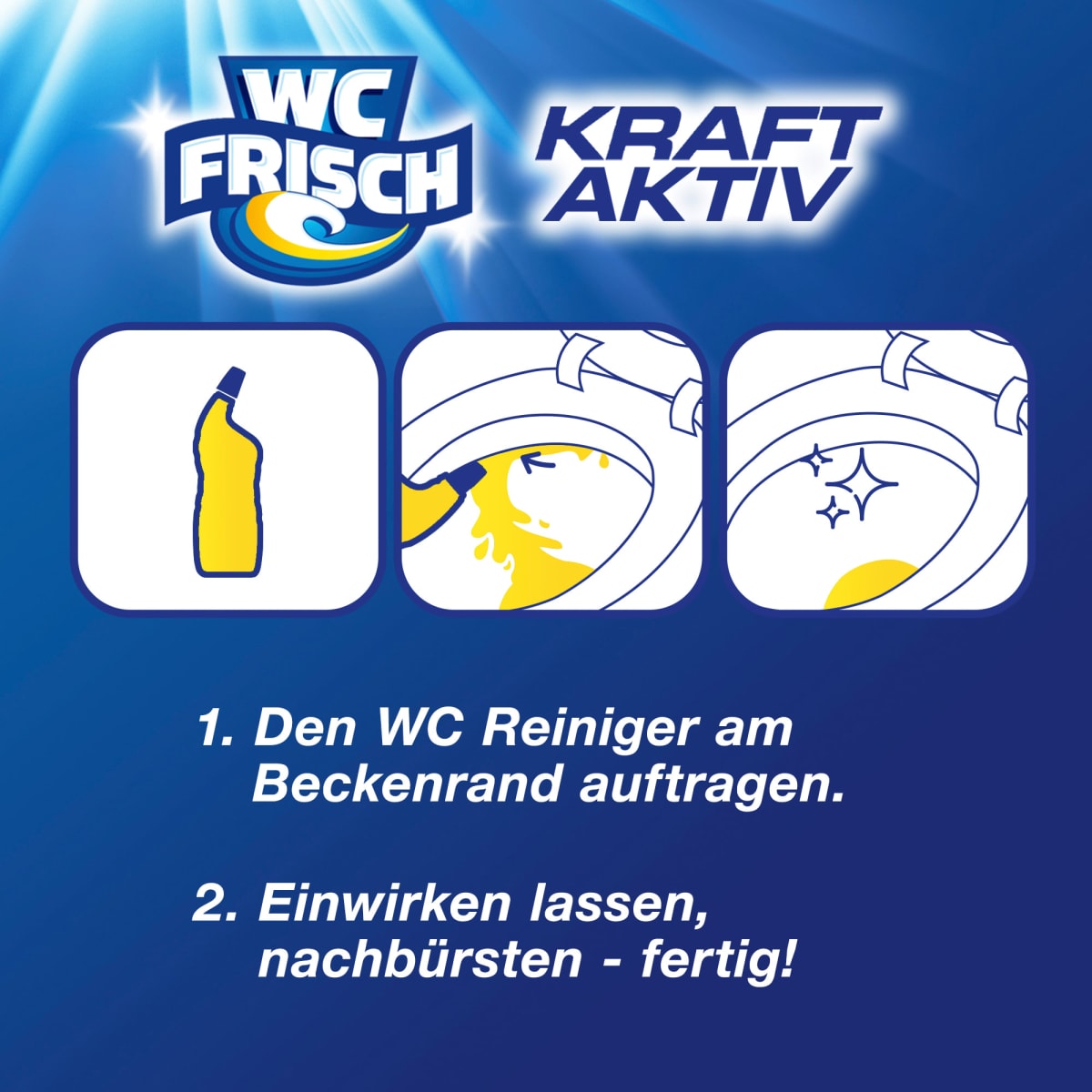 WC-Reiniger Gel Lemon, 750 ml