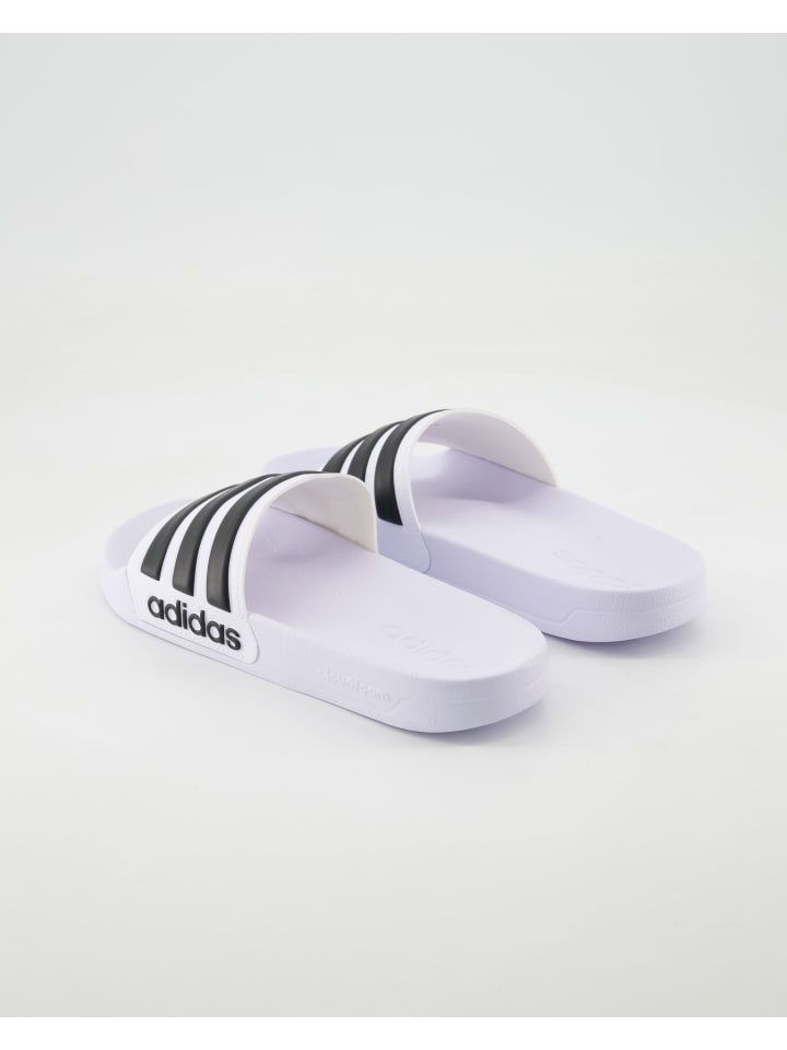 adidas Pantoletten in Weiß günstig kaufen