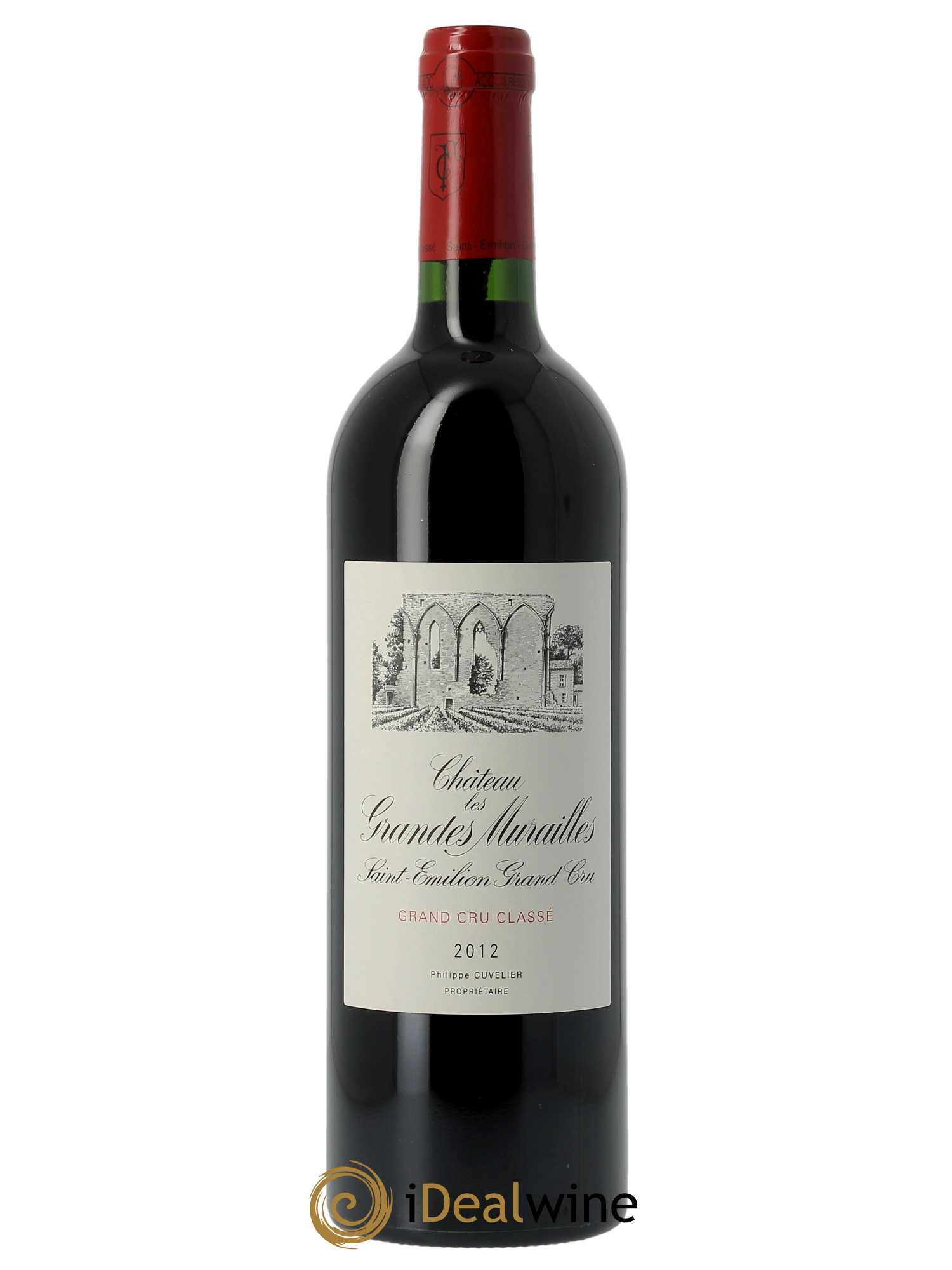 Château les Grandes Murailles Grand Cru Classé (CBO à partir de 6 bts) 2012 - Lot de 1 Bouteille