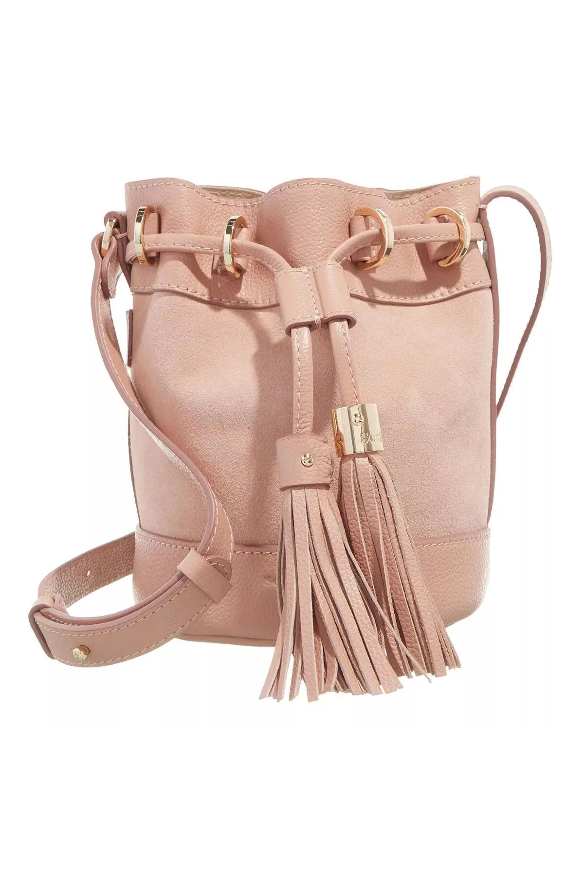See by Chloé  Umhängetasche Leder Kaffee Rosa