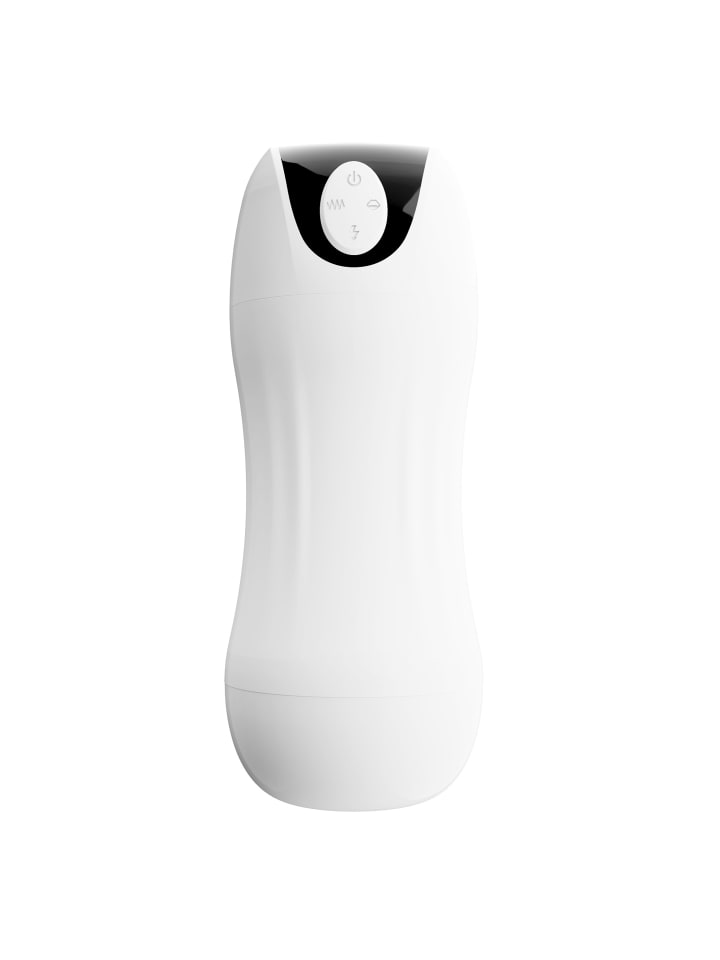 Stroker Masturbator Masturbator with 2 functions in weiß günstig kaufen 21 cm