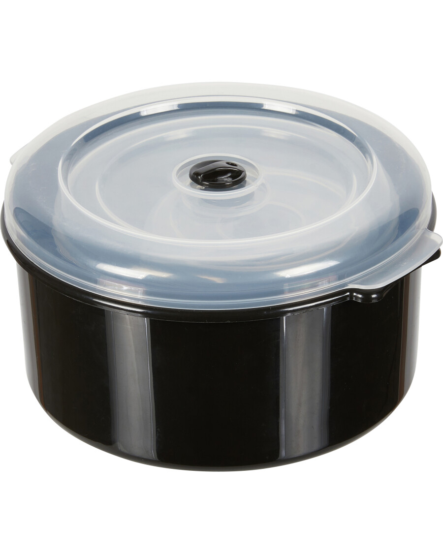 Schwarze Mikrowellendosen