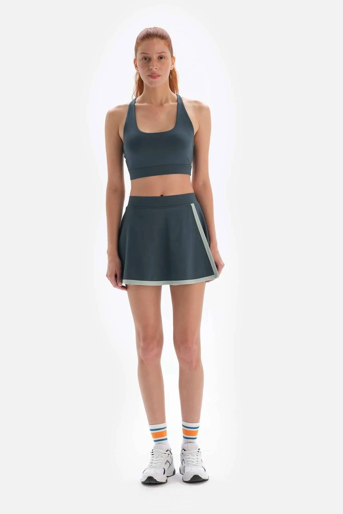 Dagi  Petrol Damen Shorts Rock Wrap